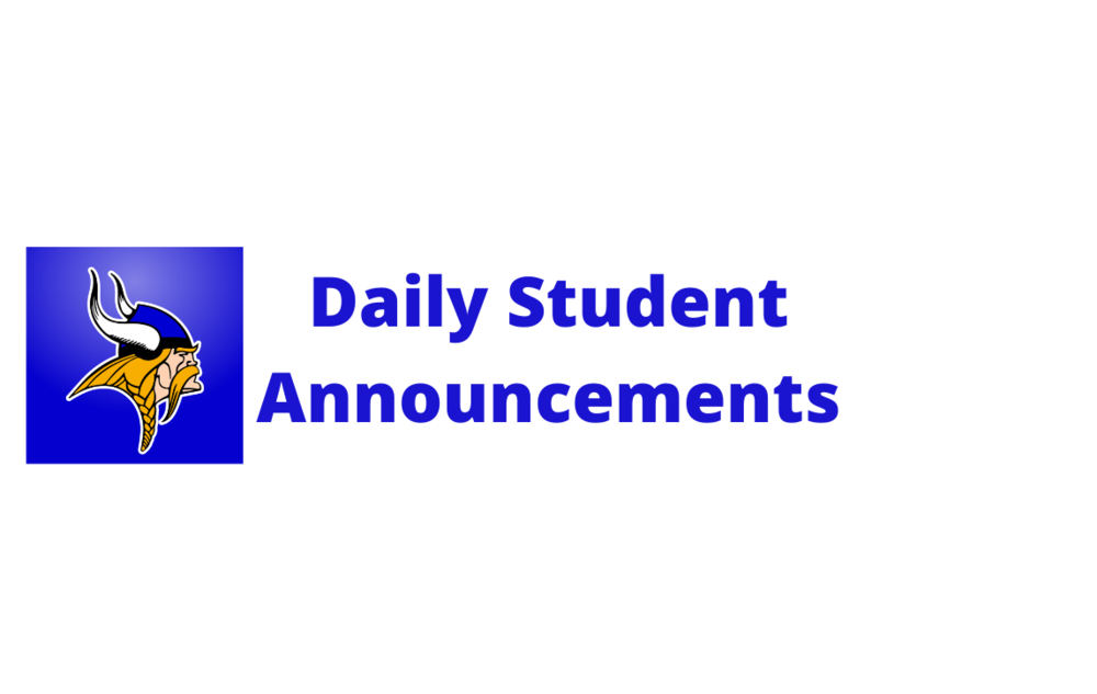 Daily Student Announcements