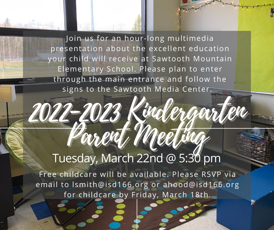 2022-2023 Kindergarten Parent Meeting