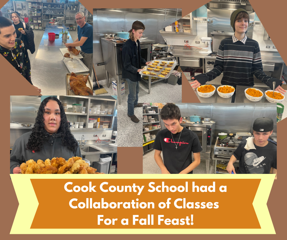 Mr. Nalezny and Mr. Liechty's classes collaborated to create a Fall Feast!